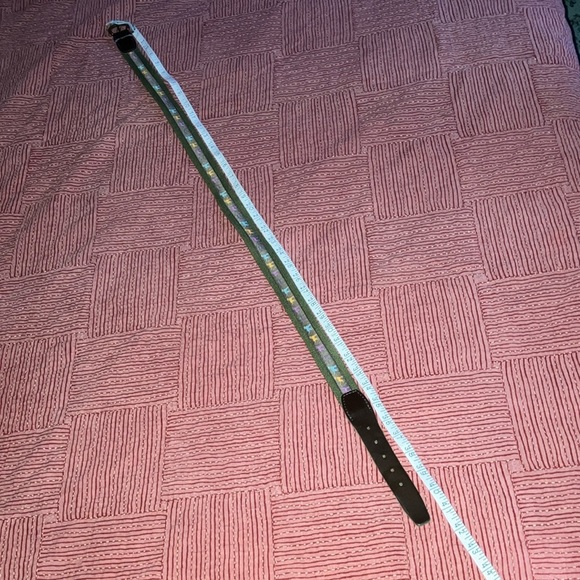 Joules Green Belt with Colorful Dog Patterns “safari belt” - Picture 7 of 10